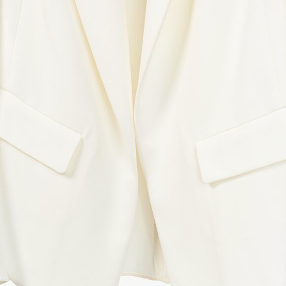 Chloe "Milk" Iconic Crepe Bell-Sleeve Open-Front Blazer - Picture 7 of 11